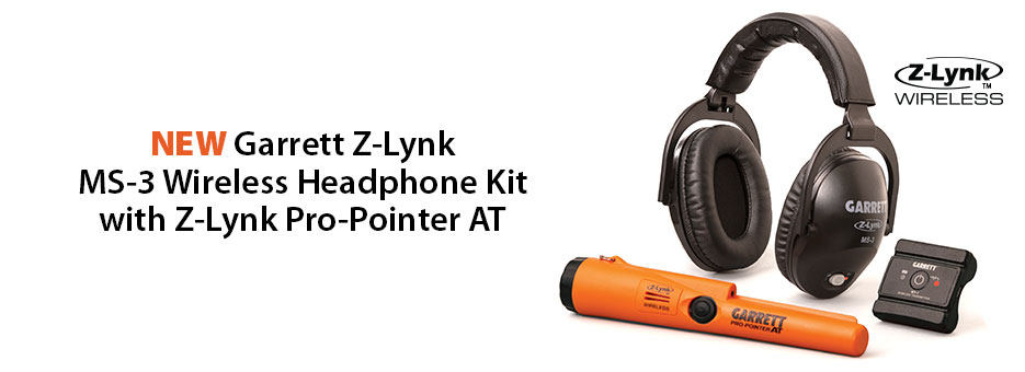 Garrett Z-Lynk Wireless Headphone Kit with Z-Lynk Pro-Pointer - Click Image to Close